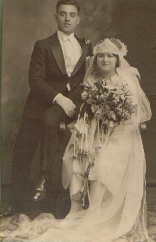 1925: Tony Lupardi and Mary Zaccagnio's wedding day