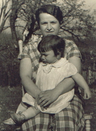 1935: Mary and big baby Ann