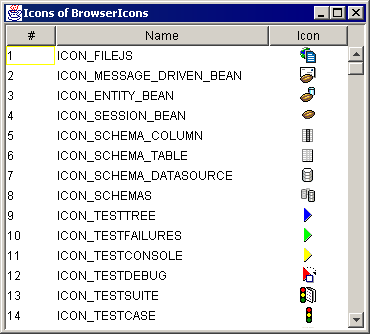 Screenshot of the Icons of BrowserIcons